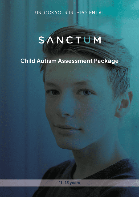 Child Autism Assessment Package (11-15) from Sanctum Healthcare