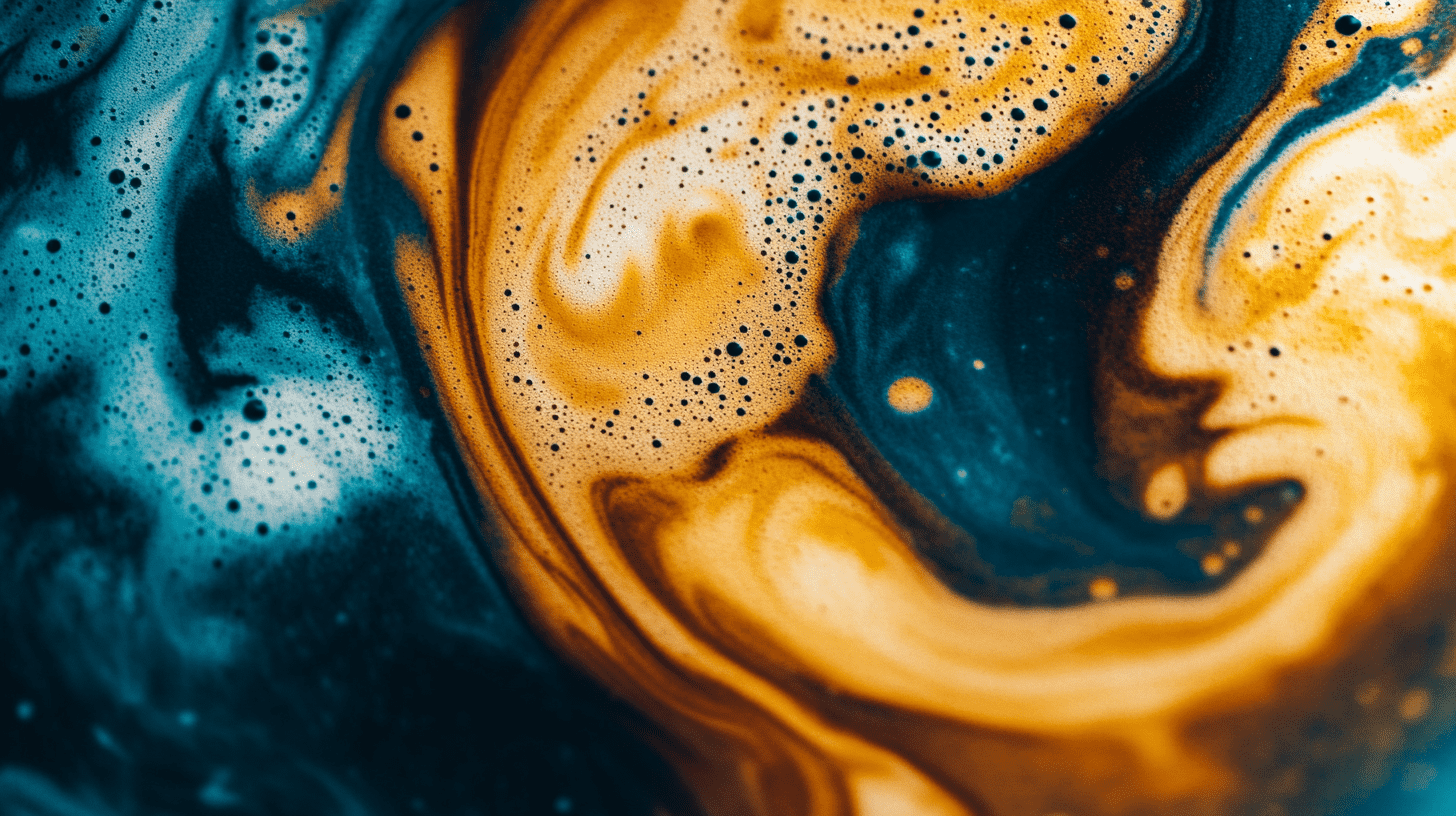 Espresso crema macro — transition to clinician voice