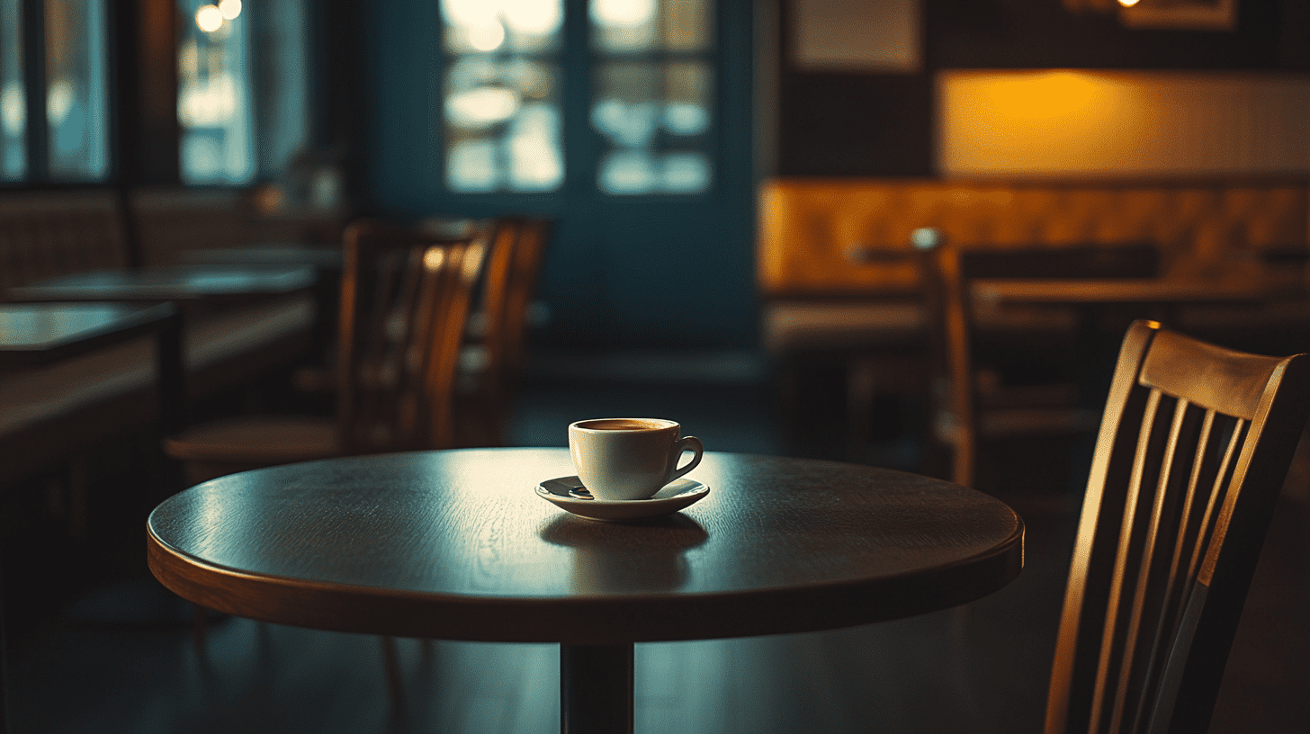 Coffee in a cafe — the mood threshold