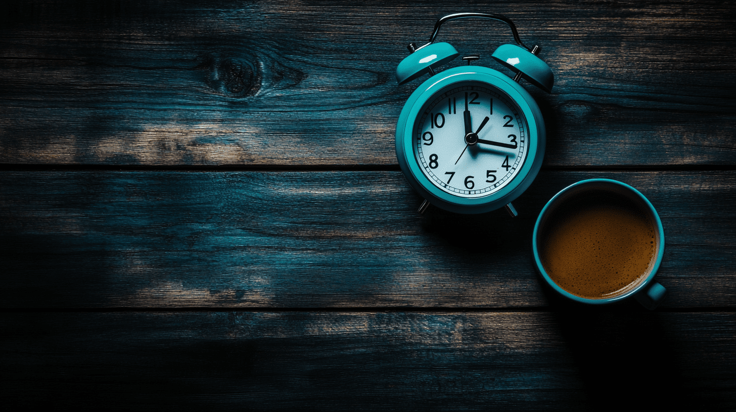 Alarm clock and coffee — the ADHD circadian delay