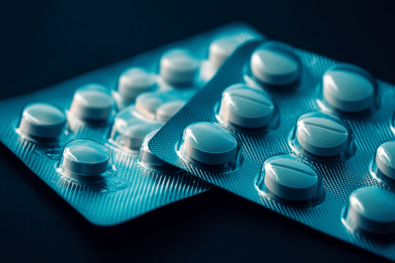 Medication blister pack — the gap between caffeine and prescribed stimulants